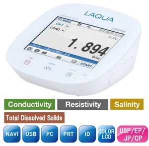 LAQUA DS-72 Conductivity/Resistivity/Total Dissolved Solids/Salinity/Temperature Meter