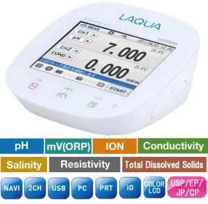 LAQUA F-74 pH/ORP/Ion/Conductivity/Resistivity/Total Dissolved Solids/Salinity/Temperature Meter