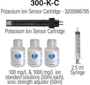 Potassium sensor cartridge, Cal and ISA solutions