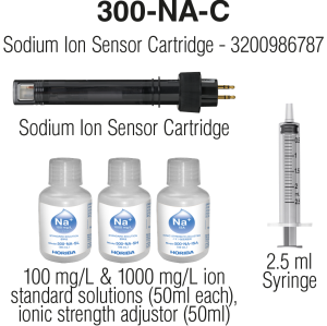 Sodium sensor cartridge, Cal and ISA solutions