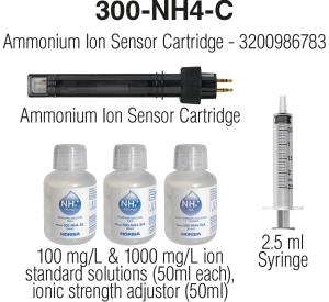 Ammonium sensor cartridge, Cal and ISA solutions